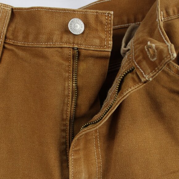 LEVI'S RUST CANVAS DADDY WORK PANTS CARPENTER SIZE 34X32 S110782 OUTDOOR WEAR - Picture 4 of 10